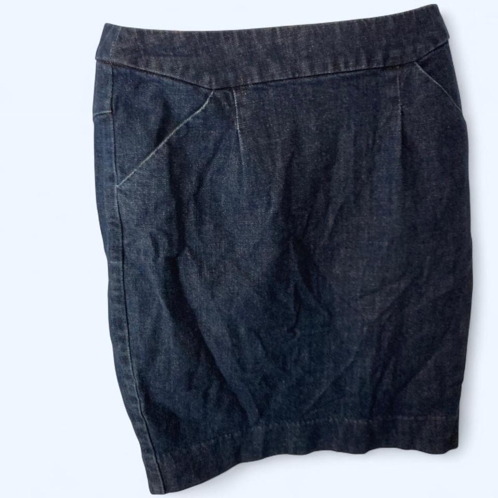 J Crew denim mini skirt with pockets #miniskirt p6